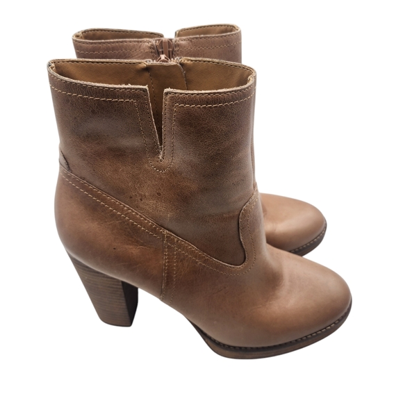 Lucky Brand Women's Brown‎ Platform Ankle Boots Size 8.5 - Picture 1 of 10